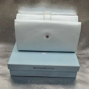 Wedgwood Pale Blue Document Holder Clutch Understated Beauty Wedgewood Document
